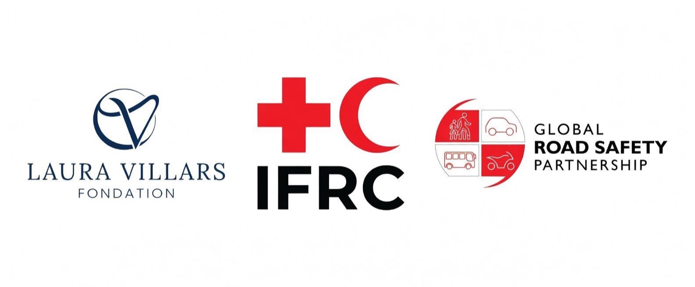 Laura Villars Foundation, IFRC and Global Road Safety Partnership partnership lockup